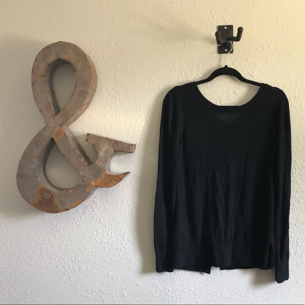 Lululemon Open Back Sweater